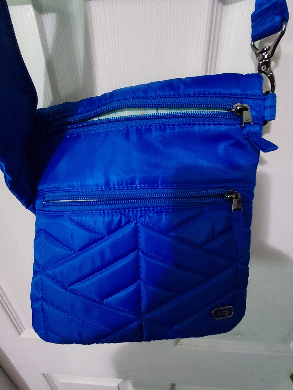 lug Blue Quilted Crossbody Bag - Picture 2 of 6